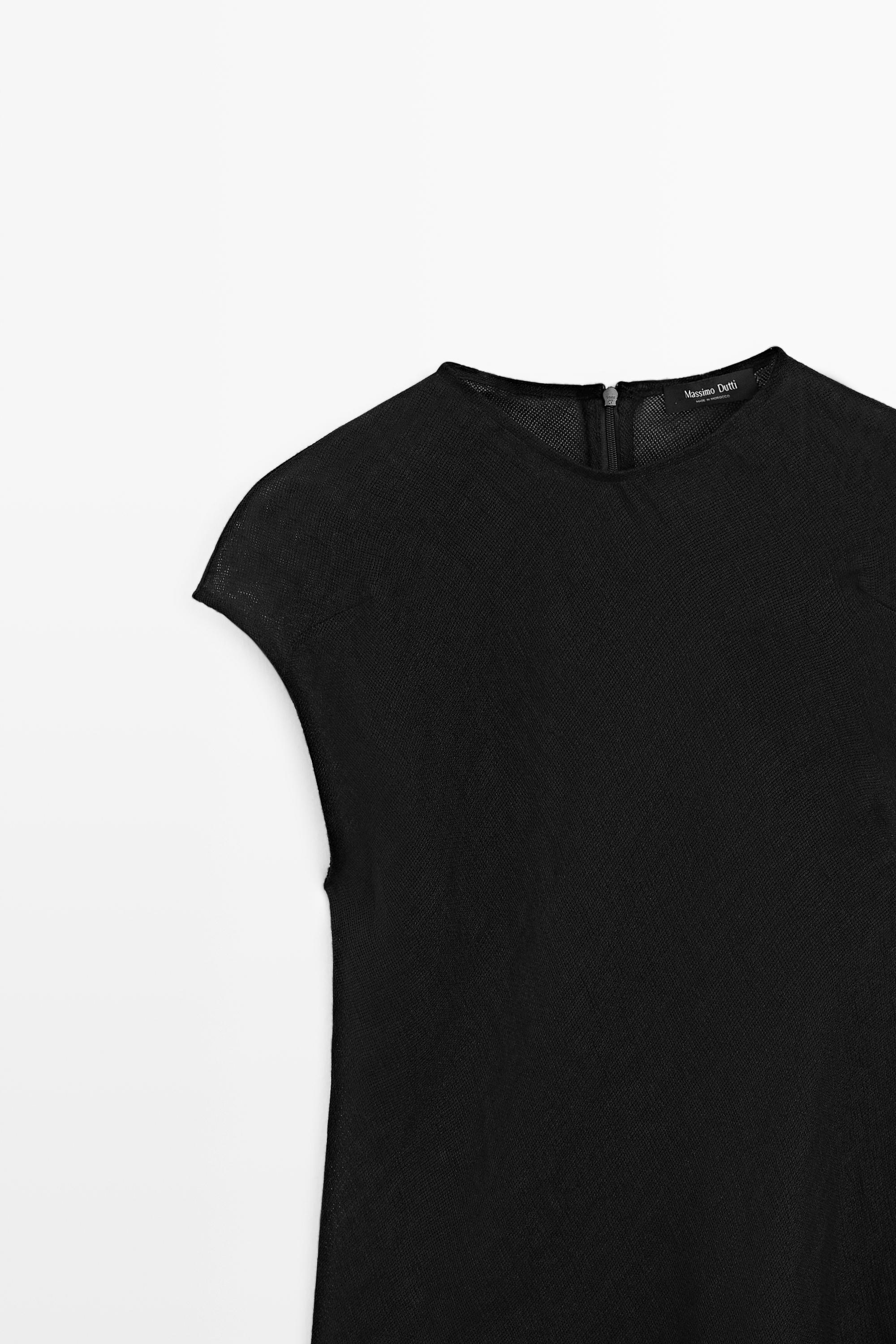 Top fluide asymétrique en lin